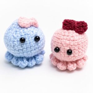 cute handmade crochet octopus keychain Pakistan